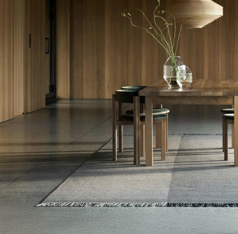 デンマークデザイナーズラグ Stone Blue